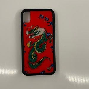 IPHONE XR WILDFLOWER RED DRAGON PHONE CASE